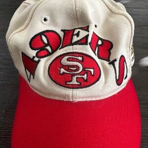 San Francisco 49ers Red and Cream Cap